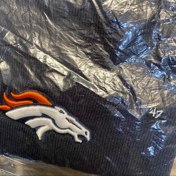 Broncos '47 Navy Primary Basic Cuffed Knit Hat - Picture 5 of 5